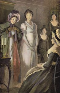 Ilustrace pro Silase Marnera od George Eliota (barevné lito) od Percy Tarrant