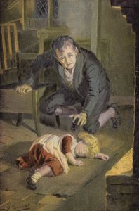 Ilustrace pro Silase Marnera od George Eliota (barevné lito) od Percy Tarrant