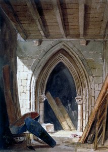 Krypta Svaté Anny, Blackfriars, City of London, 1854.