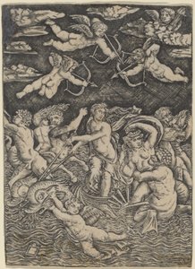 Triumf Galatea od Peregrino da Cesena