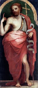St John Baptist, Boční panel (olej na dřevě, kolem roku 1535) od Perino del Vaga