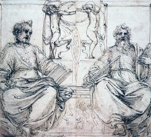 St Pierre a St Paul, 16. století. od Perino del Vaga