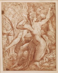 Vertumnus a Pomona, c. 1527.