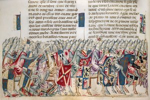 Royal 20 D. I f.221v Expedition of Xerces, ilustrace z 
