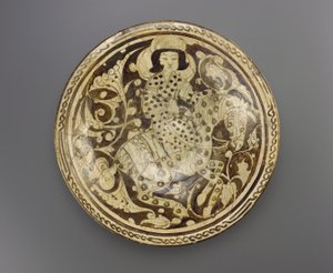 Miska, region Kashan, Írán, dynastie Saljuq, konec 12.-začátek 13. století (keramika)