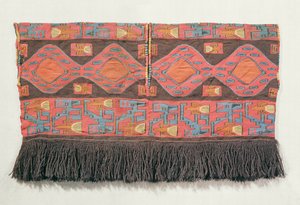 Košile z vlněné tapisérie, Nazca Culture (textil) od Peruvian School