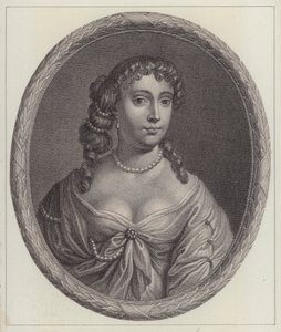 Anne Hyde, vévodkyně z Yorku, první manželka krále Jakuba II (rytina)