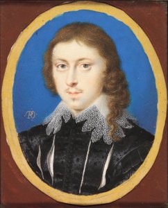 Edmund Waller (akvarel na pergamenu) od Peter Oliver