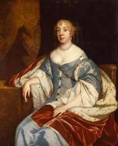 Portrét Anne Lady Rivers (olej na plátně) od Peter (studio of) Lely
