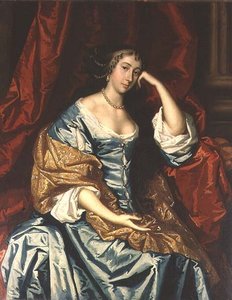 Portrét sedící dámy od Peter (studio of) Lely