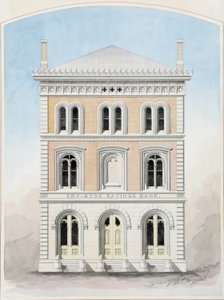 Dry Dock Savings Bank, New York City, New York, soutěžní výkres