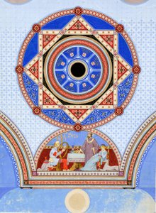 Ottawa Opera House, Ottawa, Illinois, Wall Stencil Design, c. 1875.