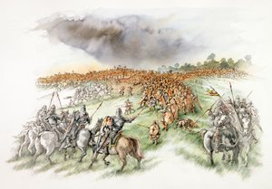 Bitva u Hastings, 1066 c1990-2010 od Peter Dunn