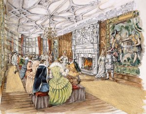 Hrad Berry Pomeroy, c1600, c1990-2010 od Peter Dunn