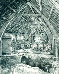 Středověký selský dům, 13.-15. století, c1980-2010