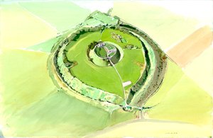 Starý Sarum, c2010 od Peter Dunn