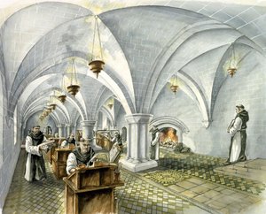 Opatství Rievaulx, 13. století, c1990-2010 od Peter Dunn