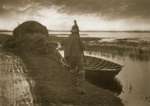Marsh Man na cestě k řezání Schoofových věcí, kolem roku 1886