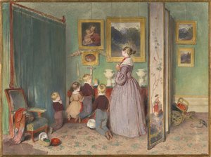 Večerní modlitba Arcivévodkyně Sophie s dětmi, 1839 od Peter Fendi