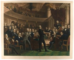 Senát Spojených států, ad. 1850, hospoda. c1855.