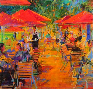 Tuilerijská zahrada od Peter Graham (Contemporary)