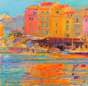 Odrazy Saint Tropez od Peter Graham (Contemporary)