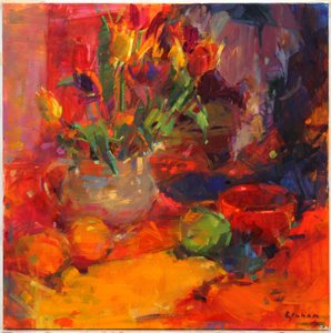 Stůl s tulipánem od Peter Graham (Contemporary)