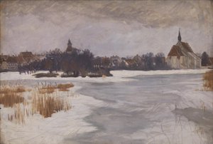 Pohled na Faaborg. Zima od Peter Hansen
