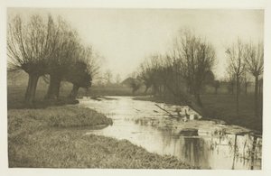 Zadní voda na řece Lea od Peter Henry Emerson