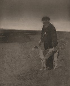 Pytlák - Zajíc v pohledu,1888 (foto) od Peter Henry Emerson