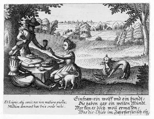 Piknik, kolem 1650 od Peter I Rollos