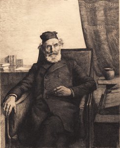 Umělcův otec, Jens Peter Ilsted od Peter Vilhelm Ilsted
