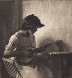 Hráč na mandolínu od Peter Vilhelm Ilsted