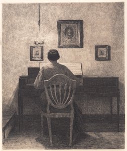 Hrající si dámu od Peter Vilhelm Ilsted