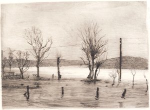 Zimní krajina v Tyreholmu od Peter Vilhelm Ilsted