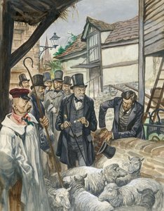 Louis Pasteur vidí výsledky svého experimentu s vakcínou proti antraxu od Peter Jackson