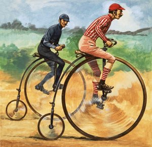 Once Upon a Time... Jízdní kola po věky. Penny Farthing od Peter Jackson