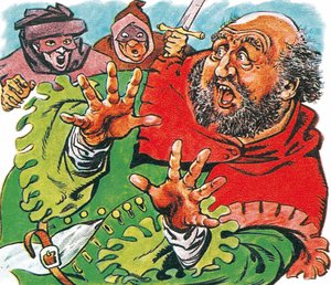 Princ Hal a Poins děsí tlustého Falstaffa od Peter Jackson