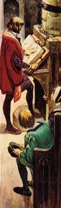 Čtení Bible na řetízku v kostele od Peter Jackson