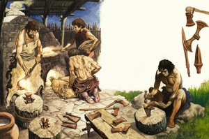 Doba bronzová, ilustrace z knihy "Poklad od Peter Jackson