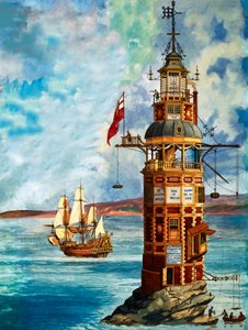 První Eddystone Lighthouse od Peter Jackson