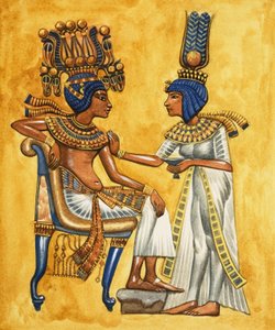 Bohatá róba a pokrývky hlavy starověkého Egypta od Peter Jackson