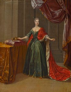 Portrét princezny Marie Antonie Bavorské 1724-1780, kurfiřta Saska.