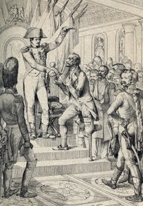 První distribuce křížů Čestné legie (založené v roce 1802) do kostela Invalidovny dne 14. od Peter Johann Nepomuck Geiger