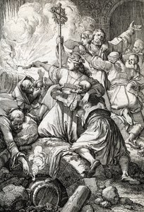 Řecká válka za nezávislost: třetí v Missolonghi mezi Osmanskou říší a řeckými rebely, od 15. dubna 1825 do 10. dubna 1826: mnoho Řeků se zabilo tím, že se vyhodili do vzduchu střelným prachem, než aby se po neúspěchu vzdali e od Peter Johann Nepomuck Geiger