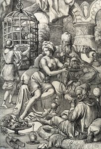 Sultan Bayezid I (nebo Bajazet od Peter Johann Nepomuck Geiger