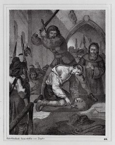 Poprava hraběte z Reinsteinu-Tattenbachu od Peter Johann Nepomuk Geiger