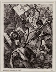 Petr Poustevník v čele lidové křížové výpravy od Peter Johann Nepomuk Geiger