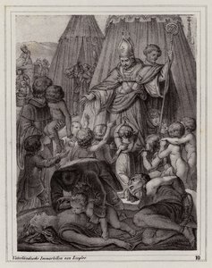 Druhé obléhání Vídně Turky od Peter Johann Nepomuk Geiger