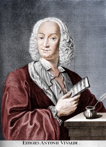 Antonio Vivaldi , italský barokní skladatel, katolický kněz a virtuózní houslista, 1725